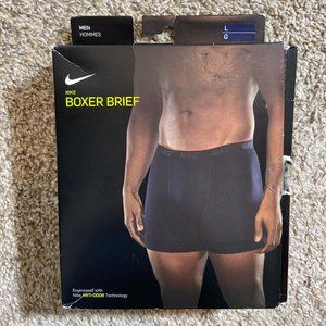 Nike Men's Training Boxer Briefs (2 Pack) Blue, Si